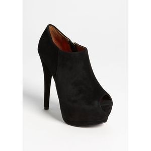 Taylor Suede Open Toe Pump Bootie B5749L1001